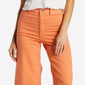 BILLABONG High-Waisted Women's Orange Jeans Size 25